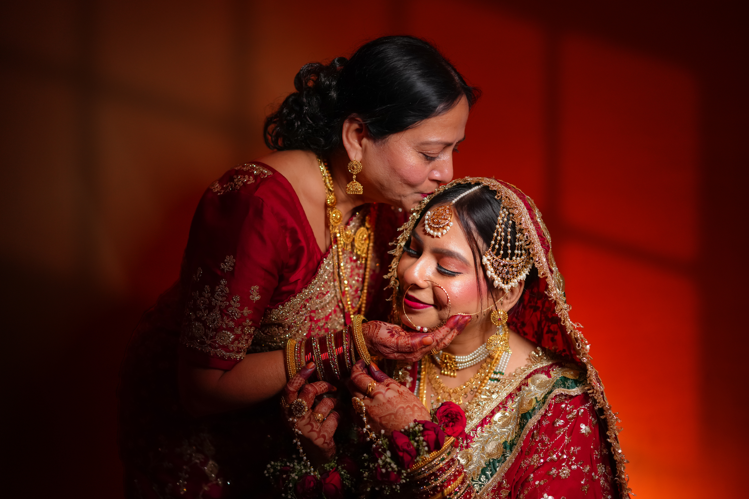 A mother's blessing, a bride's strength 🌹
